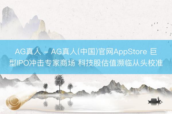 AG真人 - AG真人(中国)官网AppStore 巨型IPO冲击专家商场 科技股估值濒临从头校准